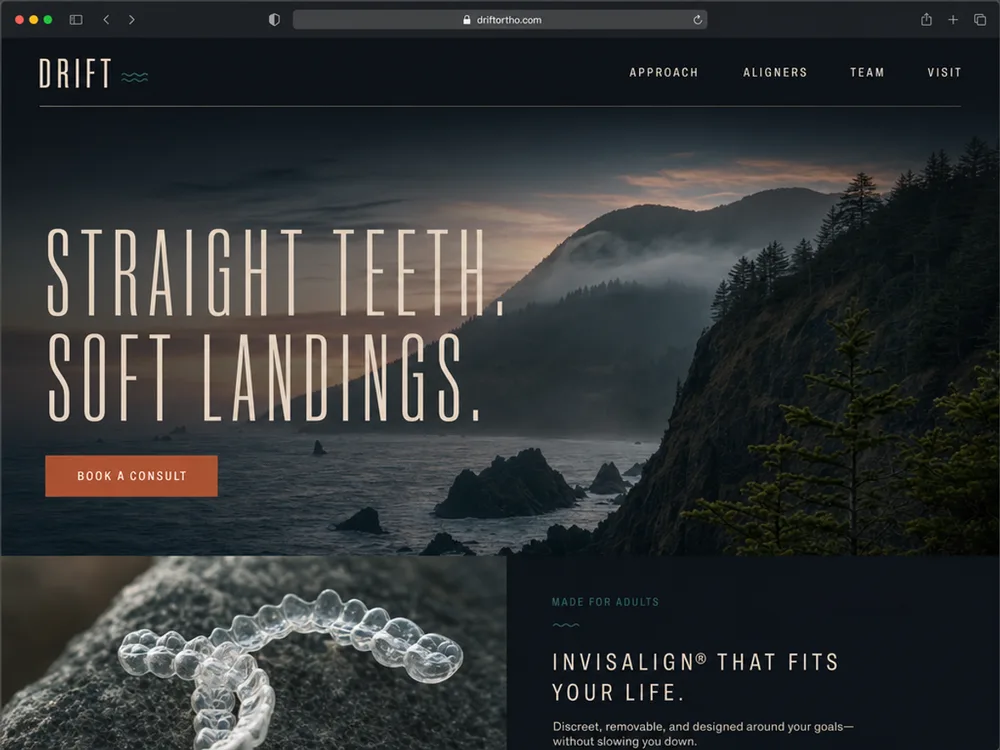 Drift Orthodontics homepage